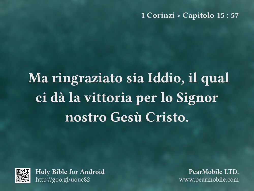 1 Corinzi, Capitolo 15:57